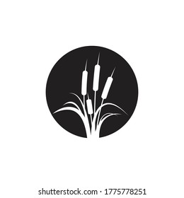 Reeds icon vector design template and symbol