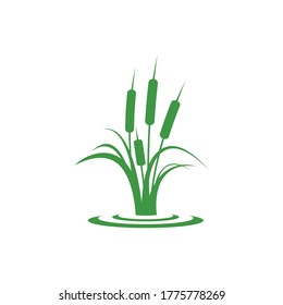 Reeds icon vector design template and symbol