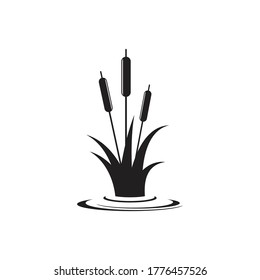 Reeds icon vector design template and symbol