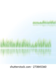 Reeds Lake Surface Stock Vector (Royalty Free) 273845360 | Shutterstock