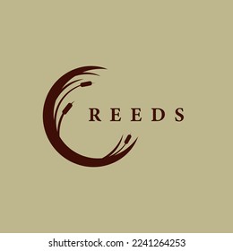 reeds logo icon vector illustration design graphic, premium logo design