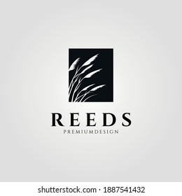 reeds logo vector minimalist business company symbol illustration design