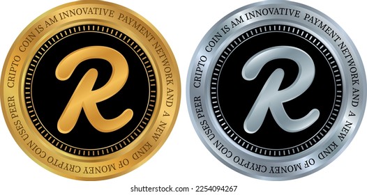 ilustraciones vectoriales de monedas de arrecife. 3.ª ilustración