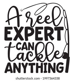 a reef expect can tackle anything logo inspirational positive quotes, motivational, typography, lettering design