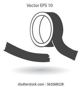 reel of adhesive tape vector illustration
