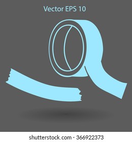 reel of adhesive tape vector illustration