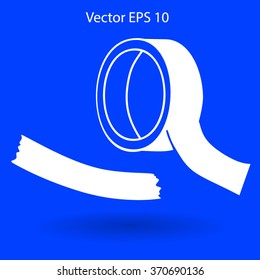 reel of adhesive tape vector illustration