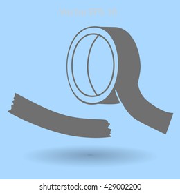 reel of adhesive tape vector illustration