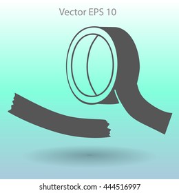 reel of adhesive tape vector illustration