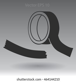 reel of adhesive tape vector illustration