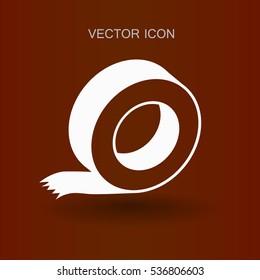 reel of adhesive tape vector illustration