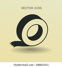 reel of adhesive tape vector illustration