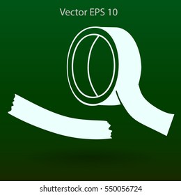 reel of adhesive tape vector illustration