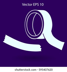 reel of adhesive tape vector illustration