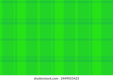 Reel background texture plaid, geometric vector pattern check. Forest tartan fabric textile seamless in green color.