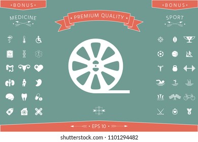 Reel film icon