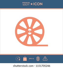 Reel film icon