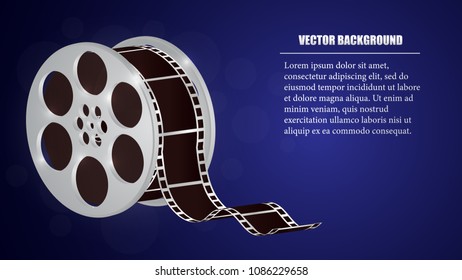 reel film isolated icon vector illustration eps10