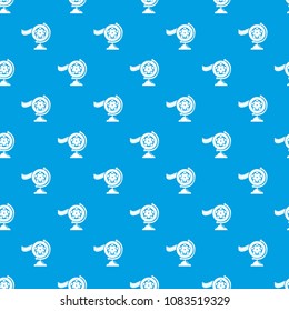 Reel film pattern vector seamless blue repeat for any use