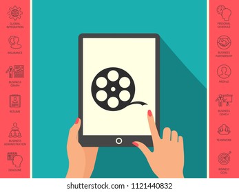 Reel film symbol
