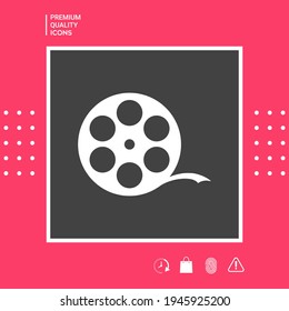 Reel film symbol, elements for your design