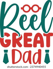 Reel great dad daddy design