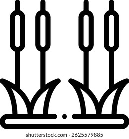 icono de carrete. Diseño De Estilo Lineal Delgado Aislado Sobre Fondo Blanco
