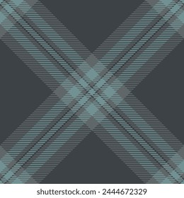 Tejido a cuadros de carrete, patrón de Vector de tela larga. Fondo de tartán de la industria sin fisuras en colores pastel y oscuros.