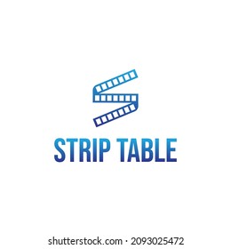 Diseños del logotipo de la tira de carrete para estudios y empresas