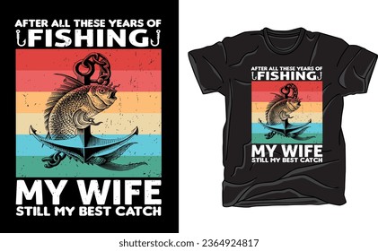 Reel in style with our fishing-themed T-shirt. Featuring angler-inspired designs, it's perfect for fishing enthusiasts. Show your passion for the sport with this essential gear