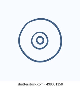 Rollenspielerrekorder, Vektorgrafik-Symbol einzeln auf dem Hintergrund. Handgezeichnetes Rollenspielerrekorder-Icon für Rollenspielgeräte. Rollenspielerrekorder-Symbol für Infografik, Website oder App.
