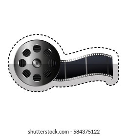 reel tape record isolated icon