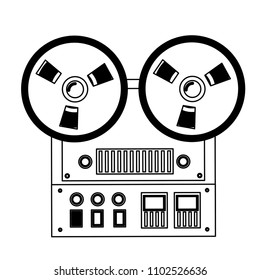 reel to reel tape recorder audio retro device