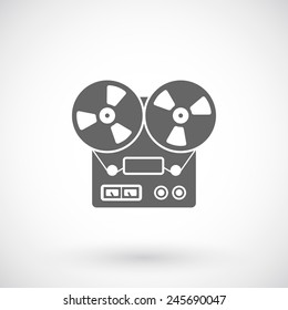 Reel Tape Recorder Icon