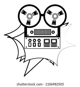 reel to reel tape recorder retro vintage