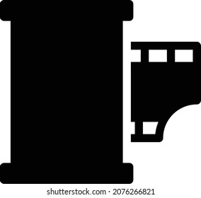 reel Vector illustration on a transparent background. Premium quality symbols. Stroke vector icon for concept and graphic design.