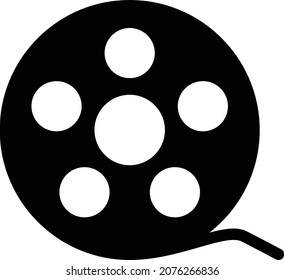 reel Vector illustration on a transparent background. Premium quality symbols. Stroke vector icon for concept and graphic design.