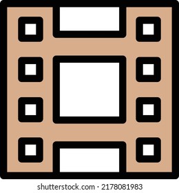 reel  Vector illustration on a transparent background.Premium quality symmbols.Stroke vector icons for concept and graphic design.