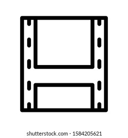 reel vector thin line icon 