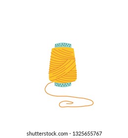 reel of yellow thread