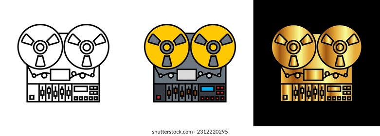 Reel-to-Reel Tape icon representing the vintage charm and rich sound of analog tape recordings.
