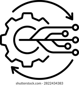 Reengineering Icon, Element For Design