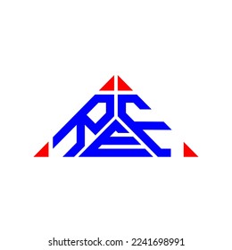 REF letter logo creative design with vector graphic, REF simple and modern logo.
