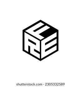 REF letter logo design in illustration. Vector logo, calligraphy designs for logo, Poster, Invitation, etc.