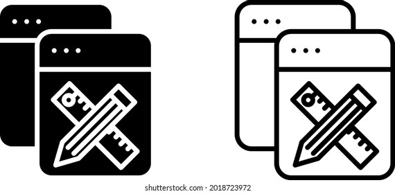 refactoring icon , vector illustration