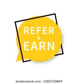 Refer and earn icon. Clipart image isolated on white background