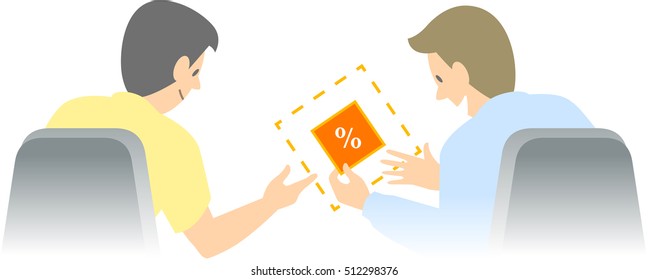 Refer a friend concept - Illustration