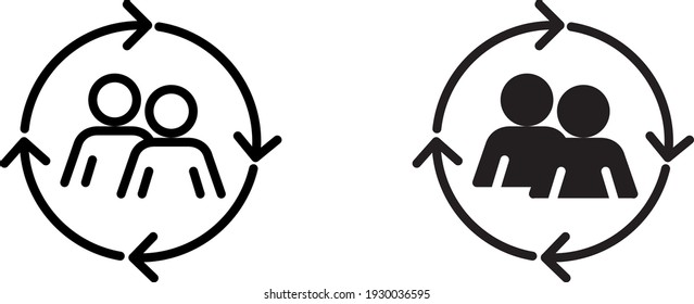 Icono de referencia , ilustración vectorial