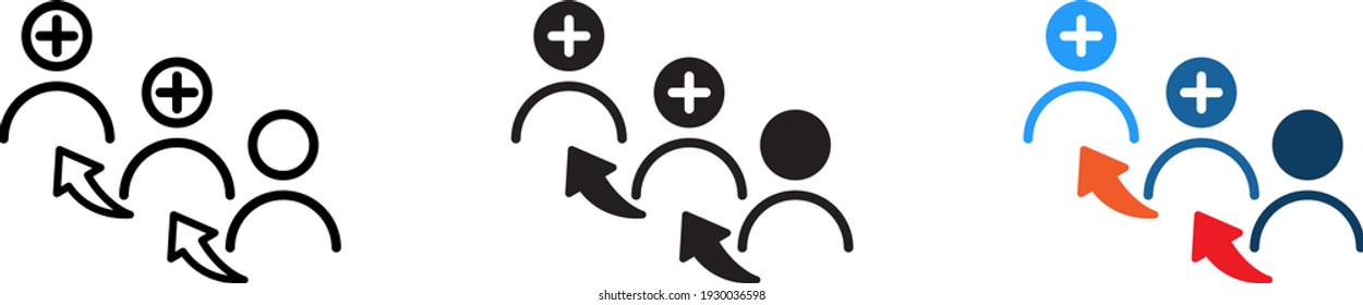 Refer icon , vector illustration