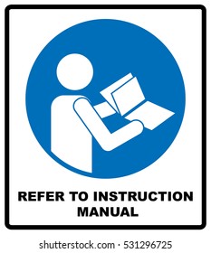 Refer to instruction manual booklet